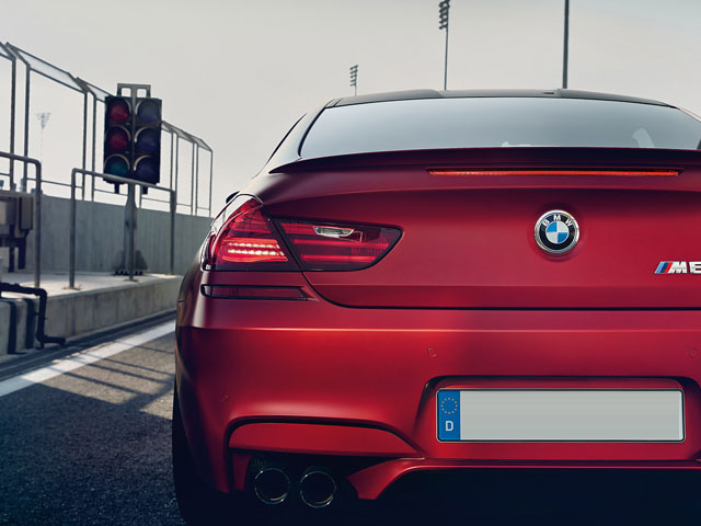 BMW M6 Rear View