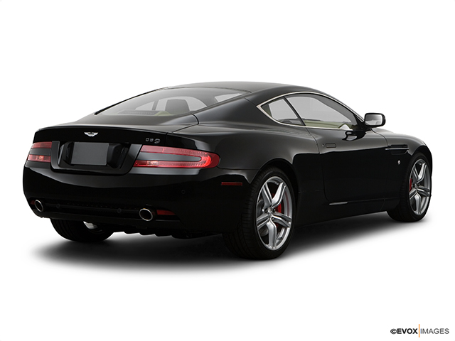Black Aston Martin DB9 Coupe